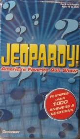 img 1 attached to Pressman 5562 Jeopardy Travel Edition переводится на русский как "Pressman 5562 Игра «Jeopardy» Путешественная версия".