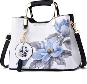 img 4 attached to Handbags Satchel Shoulder Leather Nevenka Women's Handbags & Wallets