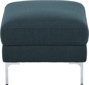 img 2 attached to 🪑 Rivet Abel Modern Contemporary Ottoman by Amazon Brand - Stylish 30"W Navy Design