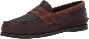 img 4 attached to SPERRY Men's Brown Penny Horse Loafers & Slip-Ons for Men's Shoes