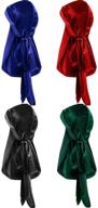 upgrade your style with tatuo 4-piece men's velvet durag set for 360 waves logo