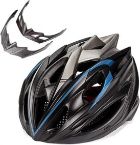 img 4 attached to ZVRU Adult Bike Helmet: Lightweight Road & Mountain Helmet with Removable Visor and Rec Light for Men and Women