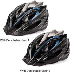 img 2 attached to ZVRU Adult Bike Helmet: Lightweight Road & Mountain Helmet with Removable Visor and Rec Light for Men and Women