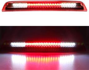 img 4 attached to LED 3Rd Brake Light Cargo Light High Mount Brake Light Replacement Fit For 2004-2015 Nissan Titan 2005-2016 Nissan Frontier (Chrome Housing Red Lens)