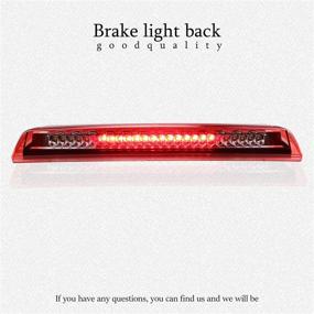 img 3 attached to LED 3Rd Brake Light Cargo Light High Mount Brake Light Replacement Fit For 2004-2015 Nissan Titan 2005-2016 Nissan Frontier (Chrome Housing Red Lens)