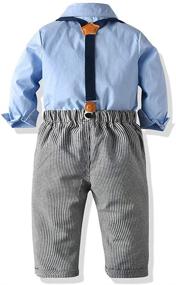 img 3 attached to Moyikiss Studio Clothes Suspender Gentleman Boys' Clothing: A Timeless Fashion Statement