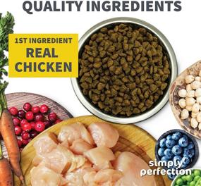 img 3 attached to Premium Chicken & Chickpea Dinner, Dry Dog Food for Optimal Nutrition - Simply Perfection