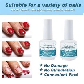 img 3 attached to 💨 Quick & Easy Gel Nail Polish Remover - 2 Pack - No Foil, Soaking, or Wrapping - 2-3 Minute Removal