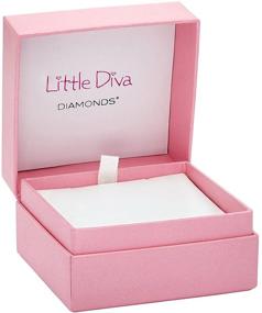 img 1 attached to 💎 Little Diva Diamonds: Sparkling Birthstone Heart Stud Earrings for Girls