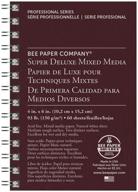 bee paper super deluxe sketch pad, small size 4x6 inches logo