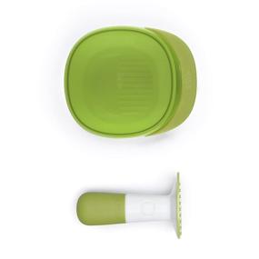 img 1 attached to OXO Tot Food Masher: Convenient 🥕 Green Tool for Effortlessly Preparing Baby Food