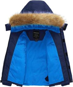 img 2 attached to 🧥 Wantdo Boy's Winter Coat: Waterproof Thicken Puffer Jacket with Detachable Fur Hood - Enhanced for SEO