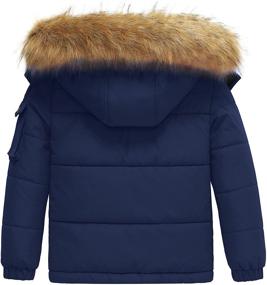 img 3 attached to 🧥 Wantdo Boy's Winter Coat: Waterproof Thicken Puffer Jacket with Detachable Fur Hood - Enhanced for SEO