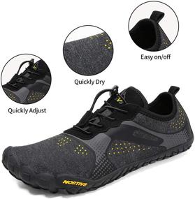 img 3 attached to NORTIV Barefoot Lightweight Sports TREKMAN 2 Men's Shoes