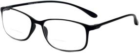 img 4 attached to 👓 Clear Bi-Focal Flexie Reading Glasses - Calabria 720CB: Enhance Visual Clarity and Comfort