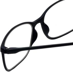 img 1 attached to 👓 Clear Bi-Focal Flexie Reading Glasses - Calabria 720CB: Enhance Visual Clarity and Comfort