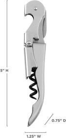 img 2 attached to 🍷 Effortless Uncorking: True TrueTap Double Hinged Waiter’s Corkscrew for Easy Wine Opening