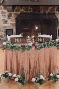 img 1 attached to 🎉 Elegant PartyDelight Tablecloth – Perfect for Weddings, Dessert Banquets, and Events