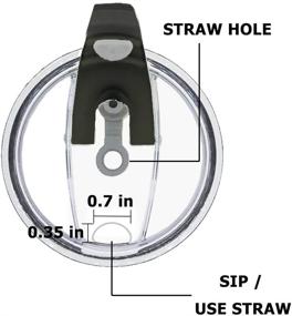 img 1 attached to Пробковые крышки для стаканов объемом 20 унций - дружелюбные к канцелярским принадлежностям чехлы для стаканов Yeti, Rtic и Ozark Trail.