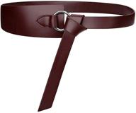 💃 alaix women's leather belt: elegant dress belts for stylish women - coat belt, knot tie, pu leather wide waist belt logo