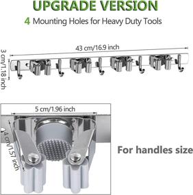 img 2 attached to 🧰 Stainless Steel Wall-Mounted Organizer: Efficient Storage Solution for Material Handling Products