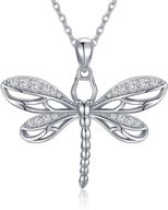 🦋 exquisite 925 sterling silver dragonfly necklace - perfect dragonfly gifts for women, girls, and jewelry lovers logo