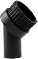 🧹 enhance your cleaning efficiency with ecomaid 1-1/4" round pp brush dusting brush vacuum attachment nozzle for most 1.25" vacuum логотип