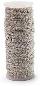 img 4 attached to 🌿 Smithers Oasis Silver Bullion (28 Gauge Crimped Wire) 820ft/250m: Ideal for Lawn and Garden Décor, in Classic White