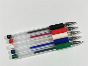 img 2 attached to 🔥 Ink to Heat Erase Fabric Marking Pens w/ 10 Free Refills for Quilting Sewing, Assorted 5 Colors Pack - White, Black, Red, Green, Blue