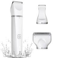 🪒 3-in-1 rechargeable electric razor for women – painless hair removal & trimming, wet & dry lady clippers with changeable trimmer heads logo