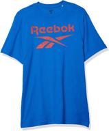 👕 reebok men's graphic t-shirt - essential fitness wear logo