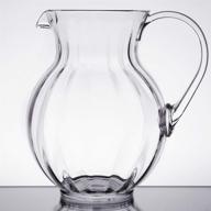 🍋 shatterproof plastic lemonade/margarita pitcher, clear - g.e.t. p-4090-pc-cl-ec, 90 oz logo