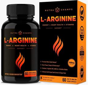 img 4 attached to 💪 High Potency L Arginine 1250mg Nitric Oxide Supplement - Enhanced Energy, Muscle Growth, Cardiovascular Health, Vascularity &amp; Stamina - Effective NO Booster Capsules with L-Arginine &amp; L-Citrulline Powder