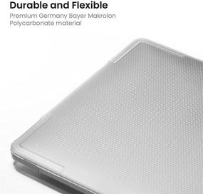 img 2 attached to Чехол tomtoc Slim Hardshell для MacBook Air M1/A2337 A2179 A1932 (2018-2021) - Премиальный материал, легкая установка/снятие, защита от царапин.