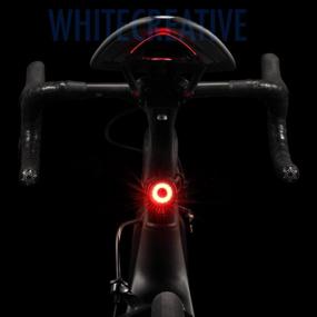 img 1 attached to 🚴 BrightRoad USB Rechargeable Bike Tail Light - Super Bright Bicycle LED Rear Flashlight for Maximum Visibility, Stylish & Luxurious Design, IPX5 Waterproof, Red Back Light for Safe Cycling