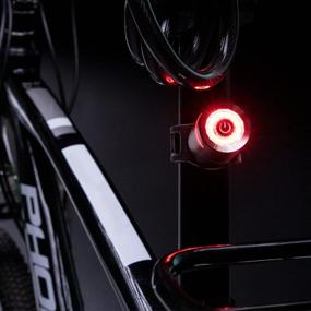 img 2 attached to 🚴 BrightRoad USB Rechargeable Bike Tail Light - Super Bright Bicycle LED Rear Flashlight for Maximum Visibility, Stylish & Luxurious Design, IPX5 Waterproof, Red Back Light for Safe Cycling