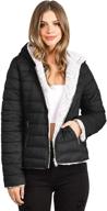 🌳 versatile and stylish love tree womens juniors reversible coats, jackets & vests for women logo