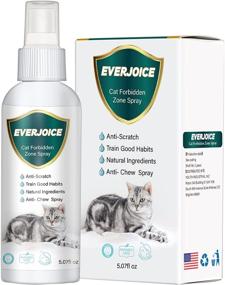 img 4 attached to 🐈 EverJoice Cat Repellent Spray - Effective Anti Chew and Scratch Training Aid for Cats & Kittens, Couch and Furniture Protector - Indoor & Outdoor Use. Ideal Deterrent Spray for Plant and Furniture Protection