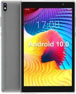 📱 планшет на android 10.0 с высоким рейтингом: 8 дюймов, 2 гб озу, 32 гб памяти, четырехъядерный процессор, серебристый цвет логотип