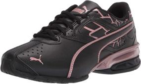img 4 attached to PUMA Womens Tazon Sneaker Black Red