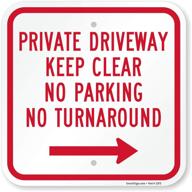 🚧 aluminum smartsign for private driveway parking logo