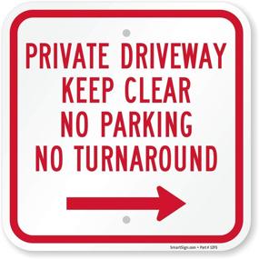 img 4 attached to 🚧 Aluminum SmartSign for Private Driveway Parking