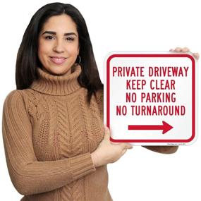 img 1 attached to 🚧 Aluminum SmartSign for Private Driveway Parking