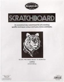 img 1 attached to Darice SCA00199 Scrach Art Board