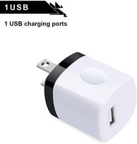 img 2 attached to 🔌 NonoUV 3Pack 1Amp/5V Single Port USB Plug in Wall Charger Adapter for iPhone SE 11 Pro XR XS X 8 7 6 6s Plus, Samsung, Android, Kindle - Optimized Block Charger for iPhone, Charging Box, Power Bricks, USB Cube