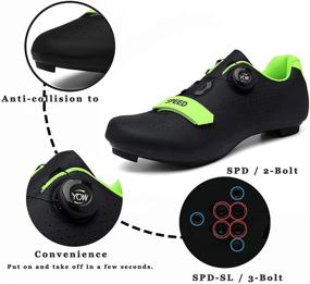 img 2 attached to 🚴 Ultimate Comfort Cycling Shoes: Premium Spinning Cleats for Men