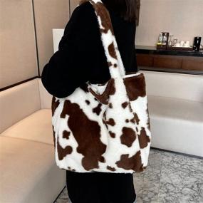 img 1 attached to 👜 Стильная женская плечевая сумка для шопинга, свиданий, кошельков и сумок