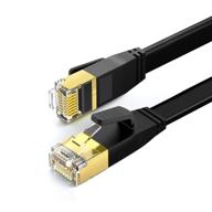 🔌 lian ethernet cable 6ft, cat 8 high speed 40gbps 2000mhz f/ftp lan wire with gold plated rj45 connector - supports cat7, cat5, cat5e, cat6, cat6e standards for modem, router, pc, gaming, xbox logo