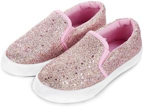 img 4 attached to Comfortable and stylish slip-on JOSINY Kids Shoes for Girls and Boys