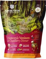 🦌 organic homestyle venison & cranberry dehydrated dog food, 2 lb - no fillers logo